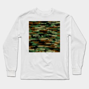 Camouflage Army Colours Long Sleeve T-Shirt